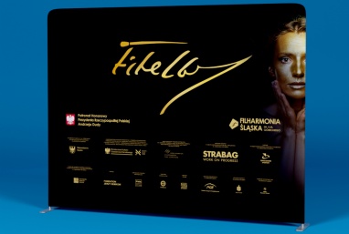 Ścianka reklamowa dla Filharmonii Śląskiej